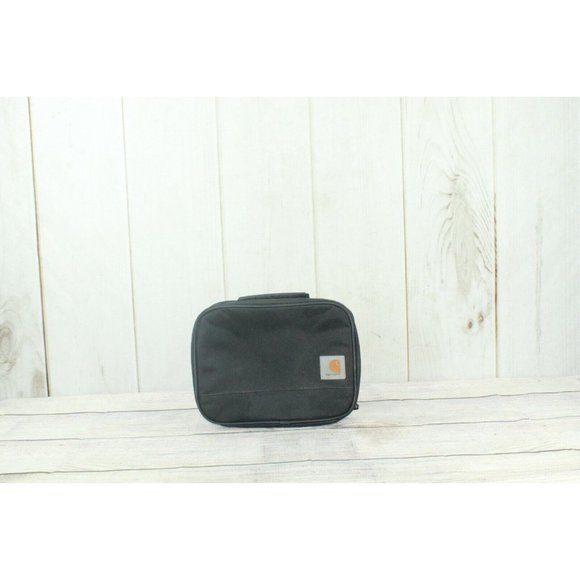 Carhartt Black Polyester Water Repellent Insulated 4 Can Work School Lunch Bag - Picture 2 of 9